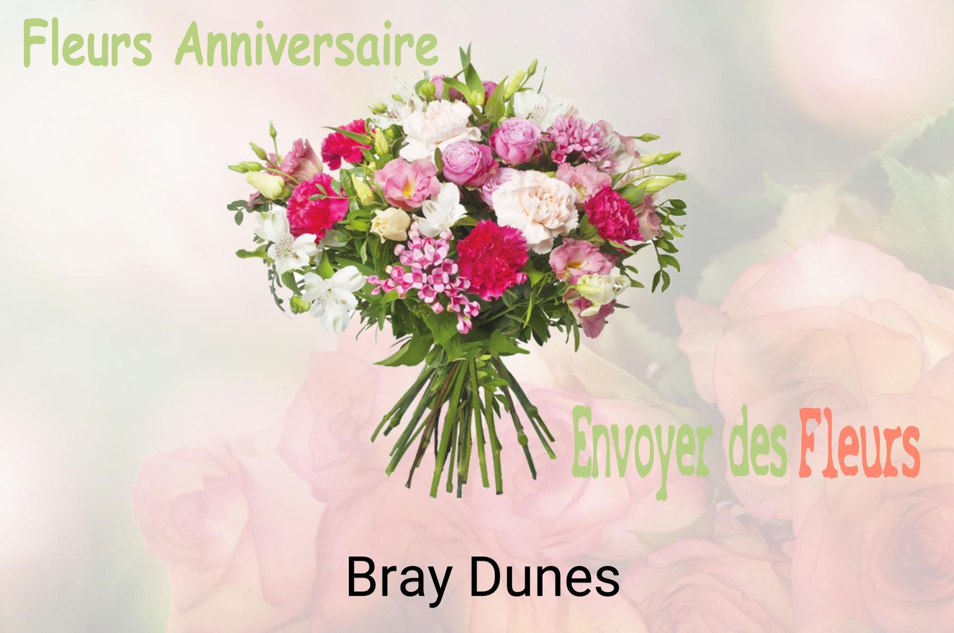 Bouquet de fleurs d’anniversaire livré à Bray-Dunes